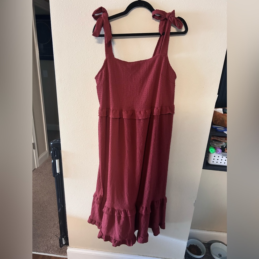 ASOS adjustable shoulder bow dress size 10